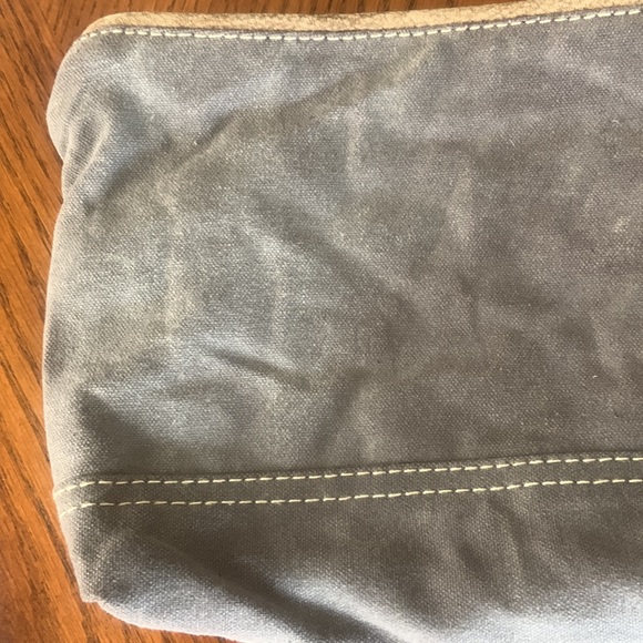 SALE NWOT “Myra Bag” Clutch/Cosmetic Bag 9”x 7” Canvas/Upholstery Recycled FIRM - Picture 13 of 14